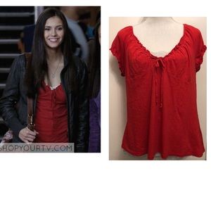 Elena Gilbert red top